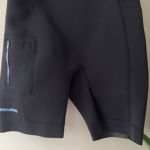 Sea-Doo Neoprene 3mm Exotic Shorty Wetsuit Element Proof Stretch Side Pocket NWT - Picture 11 of 16